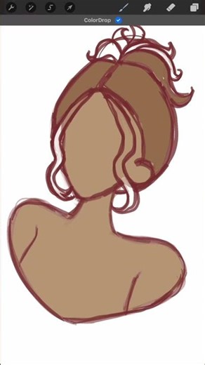 Making an oc with random colours! #oc #art #drawing #randomcolor