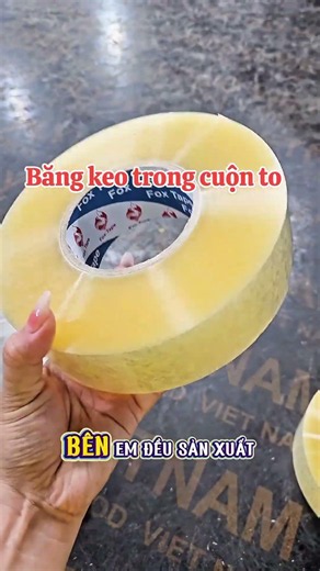 Băng keo trong cuộn siêu to khổng lồ #bangkeotrong #bangkeodonghang #foxtape