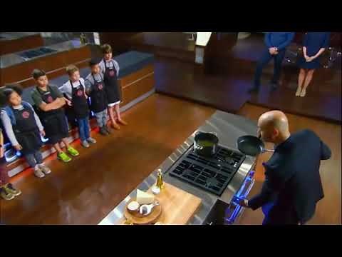 Joe Bastianich making risotto