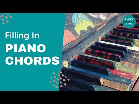 Filling In Between Piano Chords - How To