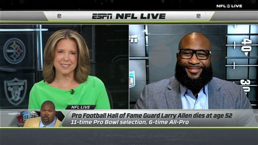 140K views · 2.6K reactions | "[Larry's] impact would resonate throughout a locker room ... I think he's the greatest offensive lineman to ever play in the NFL." Marcus Spears reflects on the life and career of Hall of Famer Larry Allen: | NFL on ESPN | Facebook