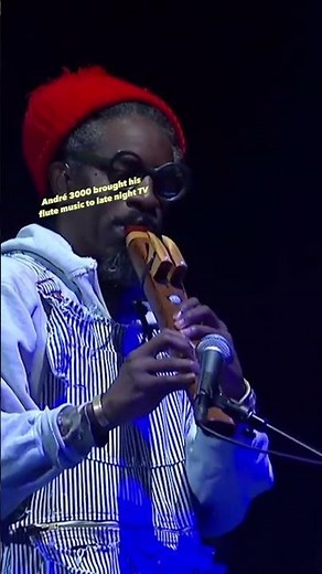 André 3000 brought his flute music to late night TV | SPIN