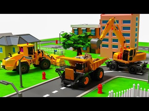 Heavy Machinery at Work : What’s Inside the Biggest Construction Site?🚜 | Funny PAT Vehicles Cartoon