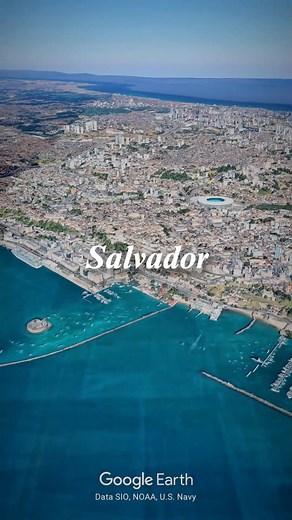 265K views · 3.4K reactions | A cidade do carnaval: Salvador ☀️ #salvador #googleearth #bahia | Chart Maps | Facebook