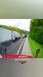 553K views · 10K reactions | Disaster Averted! Second Truck Steps In to Stop Out-of-Control Rig  #18wheeler #trucking #road #trucks #brake #truckerlife #truckvideos #videoviral #unbelievable #Drivers #americantruckdrivers #trucker #truckdriverslife #moments #peterbilt #reels #Wow #TruckDriver #dashcam #truckstuff #oldtrucks #wtfmoment #vehicles #tractortrailer #tractor #viralvideos #cdl #dumptruck #drivers #semitrucks | American Truck Drivers | Facebook