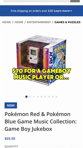 Will you be buying the Pokemon Red and Blue Game Music Collection Jukebox Box? It looks like an amazing display piece, but I’m still a bit unsure if I’d grab one Shop retro games at our Los Angeles video game store or online website - it ships to you anywhere in the US!