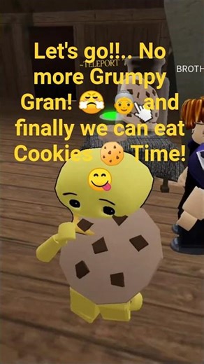FINAL BOSS: GRANNY-GEDDON 😱🍪 | Grumpy Gran! (Obby) Roblox Short