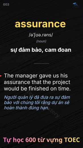 #003 | Học Từ Vựng TOEIC Dành Cho Người Tự Học | Toeic Essential 600 Words