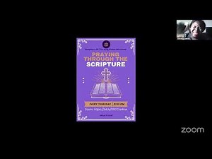 Praying through scripture