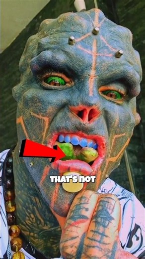 He Turned Himself Into a Real-Life Black Alien 😳👽