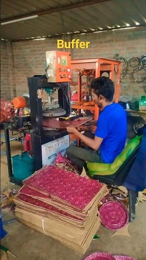 Paper Plate Manufacturing Process Step by Step | Small Scale Business #Shorts