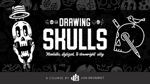 Drawing Skulls - Realistic, Stylized, & Downright Silly | Jon Brommet | Skillshare