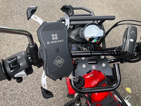 Q-Mount Wireless / USB Charger Phone Mount Review - Moto Mouth Moshe Episode #65