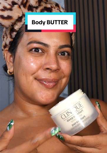 @Clinique Store 🧈 Clinique Deep Comfort Body Butter Soft, silky, touch-me skin all day 🤍 Texture & Feel: • Thick creamy melts instantly • Zero grease, zero stickiness • Skin feels cushiony smooth ✨ Why it hits: • Helps with dryness itchiness • Safe for sensitive & eczema-prone skin 💛 • Long-lasting moisture (stays ALL day) Scent: • Clean light perfume-friendly 🤍 • Perfect base for your signature scent ✨ Soft life starts in the shower. → Add to cart @Clinique #TTSSoutheast #TikTokShopCreatorP
