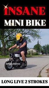 1.7K views · 166 reactions | 400cc Triple Mini Bike! Based on a stock KV75 frame with a S3 400 triple 2 stroke. #KAWASAKI #kv75 #s3 #swapped #minibike #pitbike #widowmaker #2stroke #twostroke | Pete's Classic Cycle | Facebook