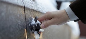 Melting Ice from a Frozen Car Lock | DoItYourself.com