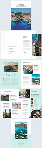 Destination Travel Booklet Template