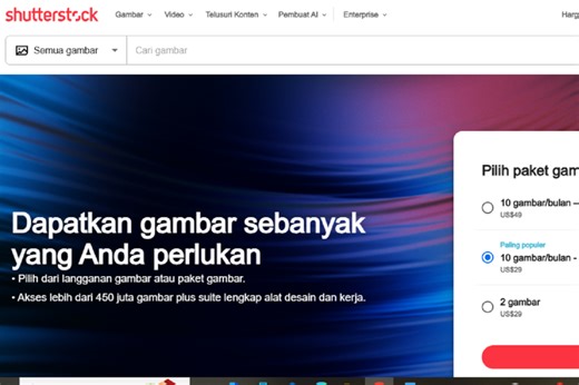 Penyedia Foto Getty Images dan Shutterstock Merger Rp 60 Triliun saat Tren AI - Teknologi Katadata.co.id