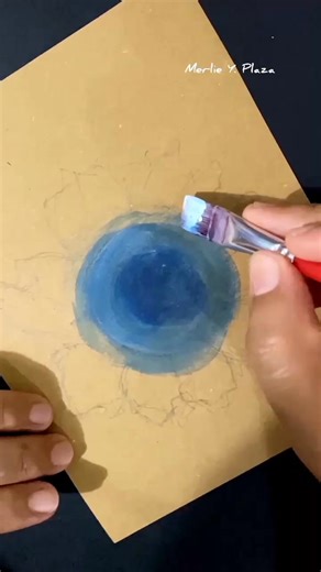 51K views · 884 reactions | One Stroke Blue Peony Flower Art #acrylic #acrylicpainting #flowerart #beginner #art | MB.Plaza Art | Facebook