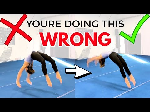5 Common Back Handspring Mistakes and How to Fix Them!