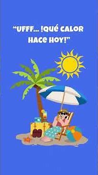 ☀️🌴Summer Vocabulary in Spanish | #shorts #summer #verano #spanishforbeginners