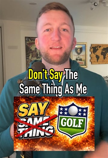 Golf Challenge: Don't Say the Same Thing!