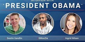 YouTubers Interview President Obama