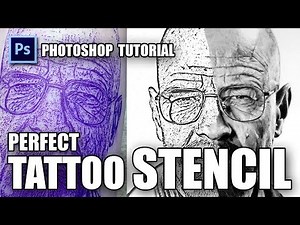 MAKING A TATTOO STENCIL - PHOTOSHOP TUTORIAL