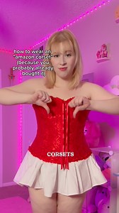 818K views · 6.4K reactions | It's always better to invest in a good corset, but since I know you've probably already bought one, here's how you should style it! #amazoncorset #cosplay #valentinesoutfit #corset #cosplayer search words: how to wear a corset how to wear an Amazon corset Amazon corset tutorial corset tutorial | Mars Under the Stars | Facebook