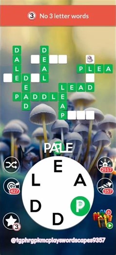 Wordscapes "TOAD 8" MASTER Level 145096 Answer Solutions #wordscapes #brainexercise