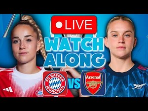 BAYERN MUNICH WOMEN VS ARSENAL WOMEN LIVE STREAM | WOMEN’S CHAMPIONS LEAGUE | FULL MATCH LIVE TODAY