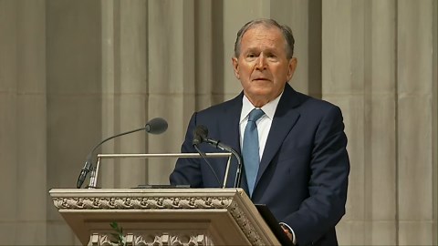 George W. Bush speaks at Dick Cheney funeral: FULL
