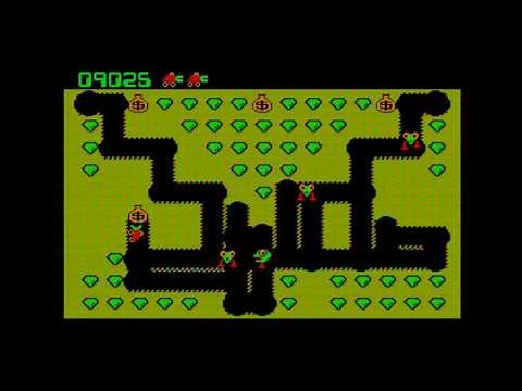 Classic Digger Mayhem - PC Game by Windmill (1983) - Levels 1 - 8
