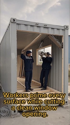 We Transformed a Rusted Abandoned Storage Container Into a Compact Modern Studio (Timelapse)