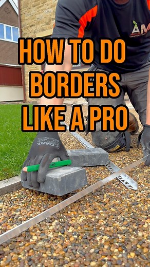 1.2M views · 4.8K reactions | How to do borders like a pro✅#HomeImprovement #viral #trending #reels | AM landscaping & Driveway Specialists | Facebook