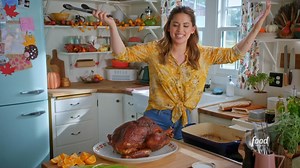 Molly Yeh’s Thanksgiving turkey is infused with warm Chinese-inspired flavors and coated with a wonderful sweet and sour glaze 😋🍗 Get the recipe: https://foodtv.com/3FMcA1o | Food Network