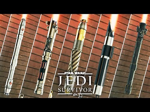 5 LEGENDARY SITH LIGHTSABERS YOU NEED TO SEE in Star Wars Jedi Survivor Lightsaber Customization