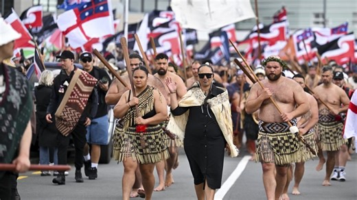 Video. Historic Maori rights demonstration in New Zealand