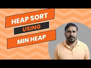Heap Sort using Min Heap Tree with Example | Data Structure