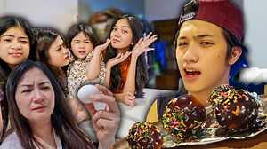 6.7M views · 285K reactions | Chocolate Dipped Egg Prank On Family haha! Kinain! | Ranz Kyle | Facebook