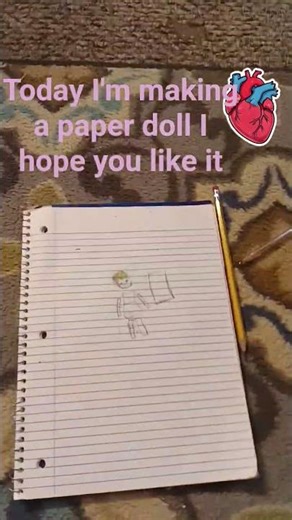 making a paper doll