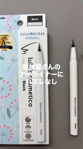 【速乾・落ちない・書きやすい】画材屋さん発のアイライナーにハズレなし！！ #アイライナー #アイメイク #おすすめアイライナー #化粧品 #japanesecosmetics #shorts