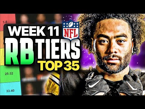 Week 11 Fantasy Football RB Rankings (Top 35)