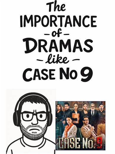 Watch full review here: https://youtu.be/MjC1Bo8P75Q Case No 9 was a remarkable drama that truly deserved its place on our screens. Powered by strong performances, thoughtful direction, solid production, and most importantly a powerful script, it went far beyond being just another television drama. This was a story that needed to be told. It served as a form of public service—raising awareness and sparking much-needed conversations around rape, domestic abuse, and violence against women; subject