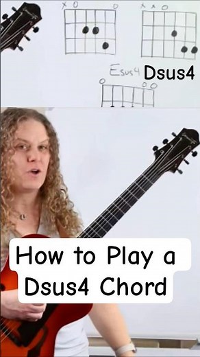 How to Play a Dsus or Dsus4 Chord #beginnerguitarlessons #guitarchord