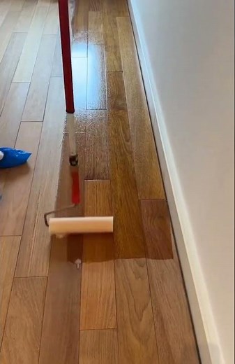 Parkett ölen / Holzboden oil auftragen / Holzoberfläche versiegeln wachsen/ Parkett polieren pflegen