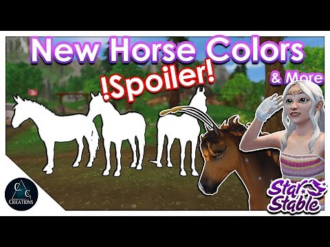SSO - !SPOILER! - New Horse Colours, New Horse Breed Info & More (released)