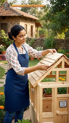 Mini plywood home 🏡 construction 🏗️🚧