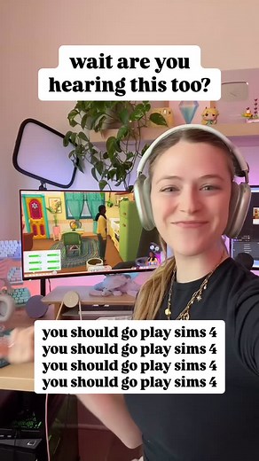 Kelsey Impicciche on Instagram: "can you hear it? #sims4 #simstagram #cozygaming"