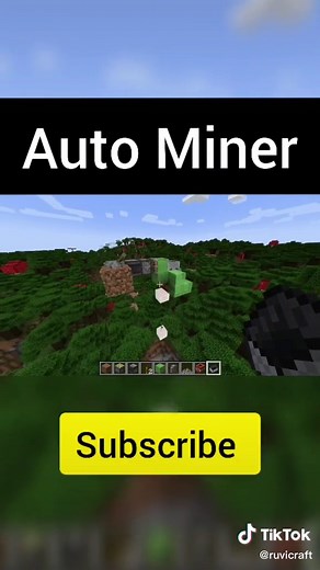 How to make TNT Auto Miner in Minecraft #minecraft #minecraftsurvival #minecraftbuilding